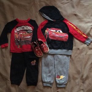3t lightning McQueen bundle with shoes!